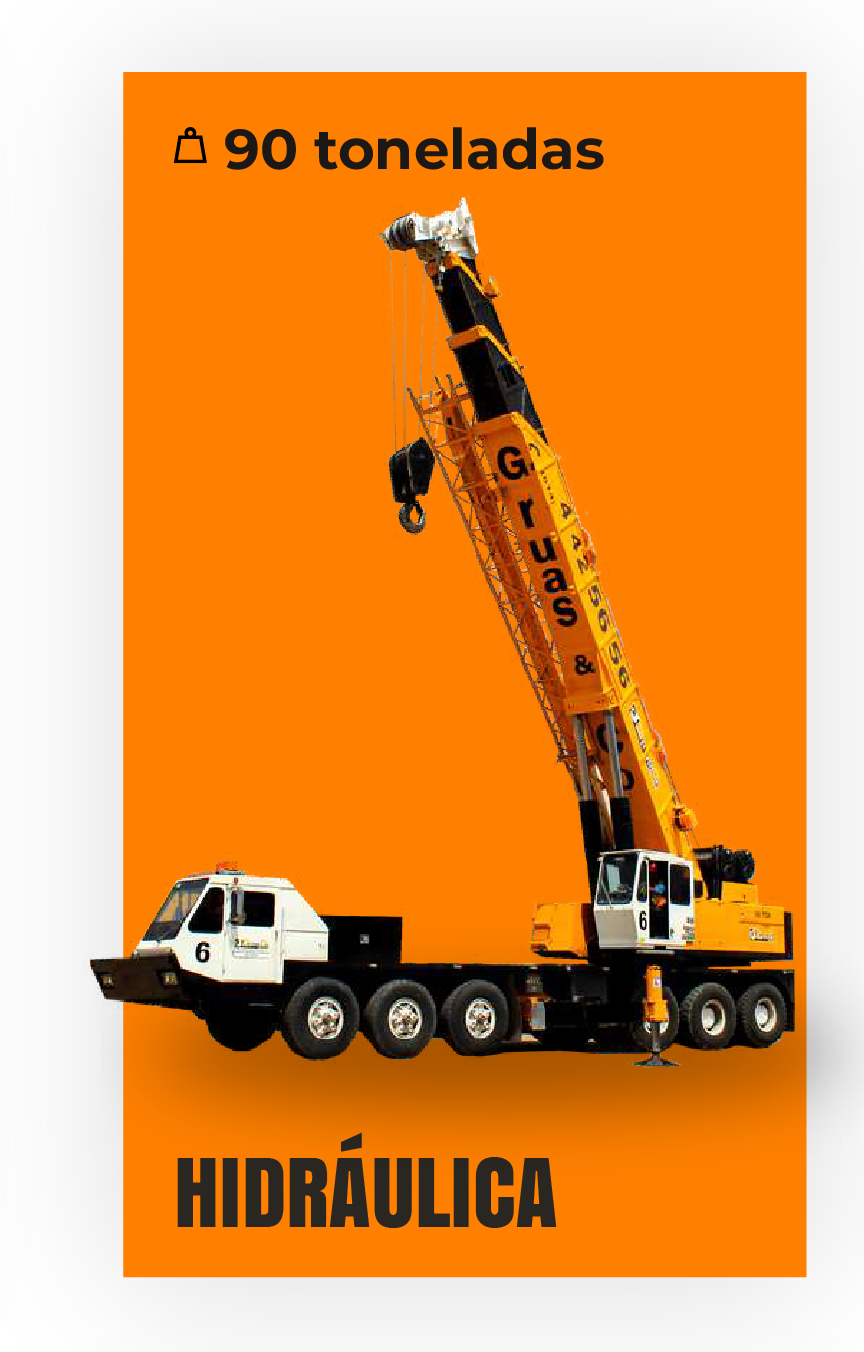 Grúa Hidráulica 90 Toneladas