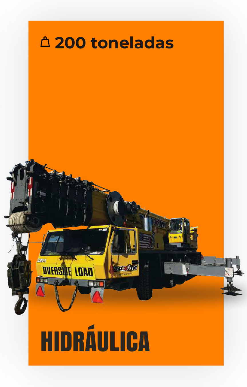 Grúa Hidráulica 200 Toneladas
